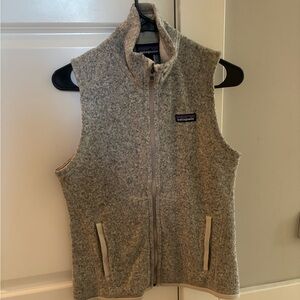 Patagonia Heathered Gray Zip Vest